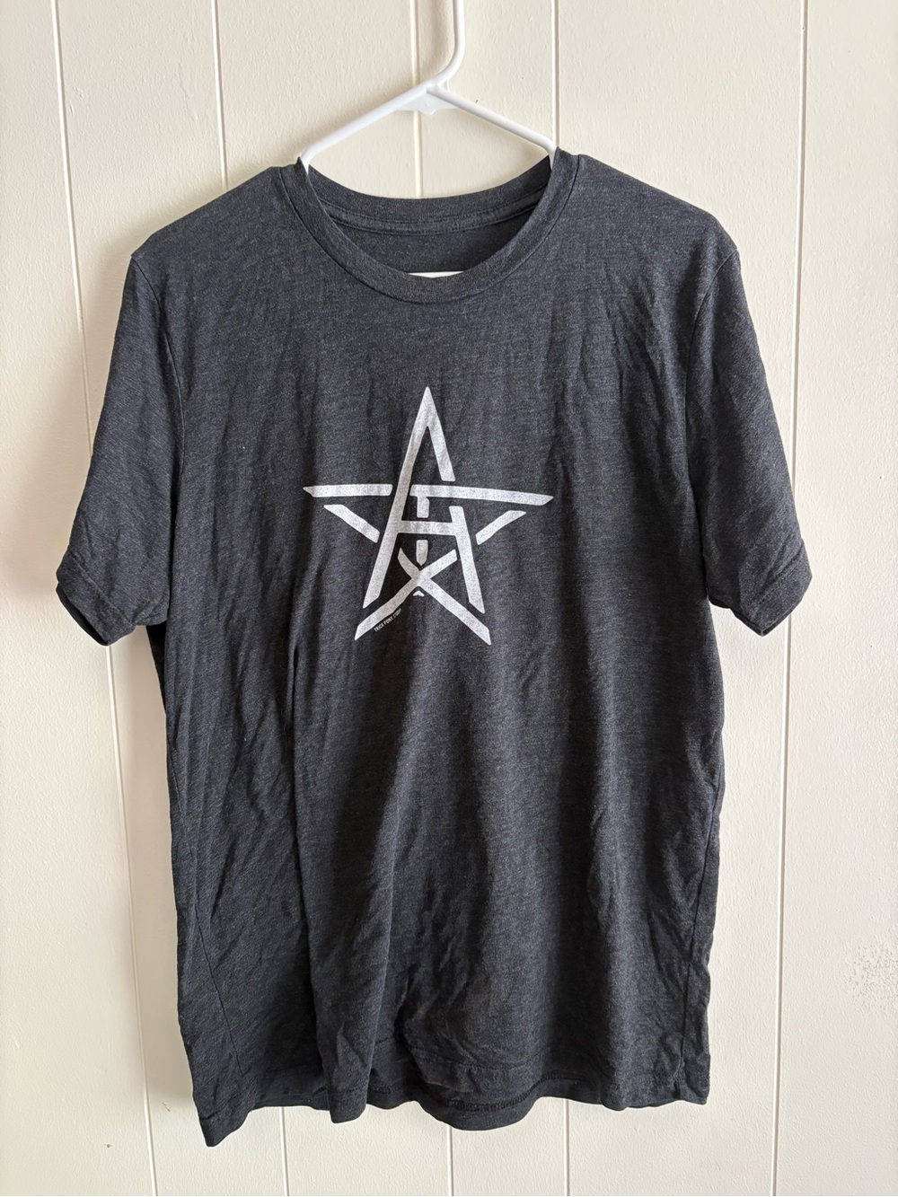 Men's Charcoal Graphic Star T-Shirt